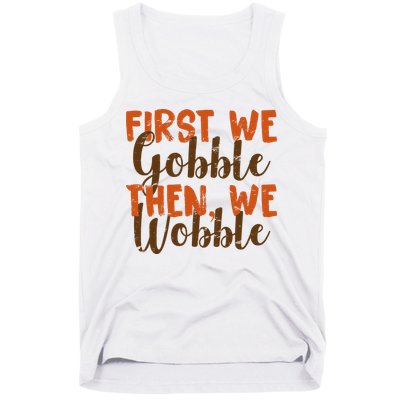 Distress Thanksgiving Wobble Tank Top