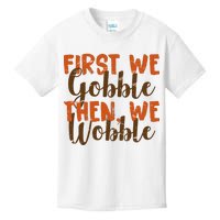 Distress Thanksgiving Wobble Kids T-Shirt