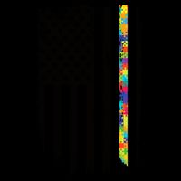 Distress Thin Puzzle Line Autism Awareness Tribute Flag Mug