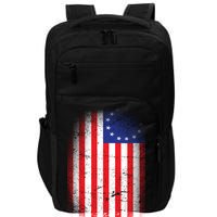 Distressed 13 Colonies Betsy Ross First American Flag Impact Tech Backpack