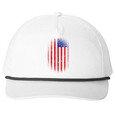 Distressed 13 Colonies Betsy Ross First American Flag Snapback Five-Panel Rope Hat