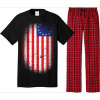 Distressed 13 Colonies Betsy Ross First American Flag Pajama Set