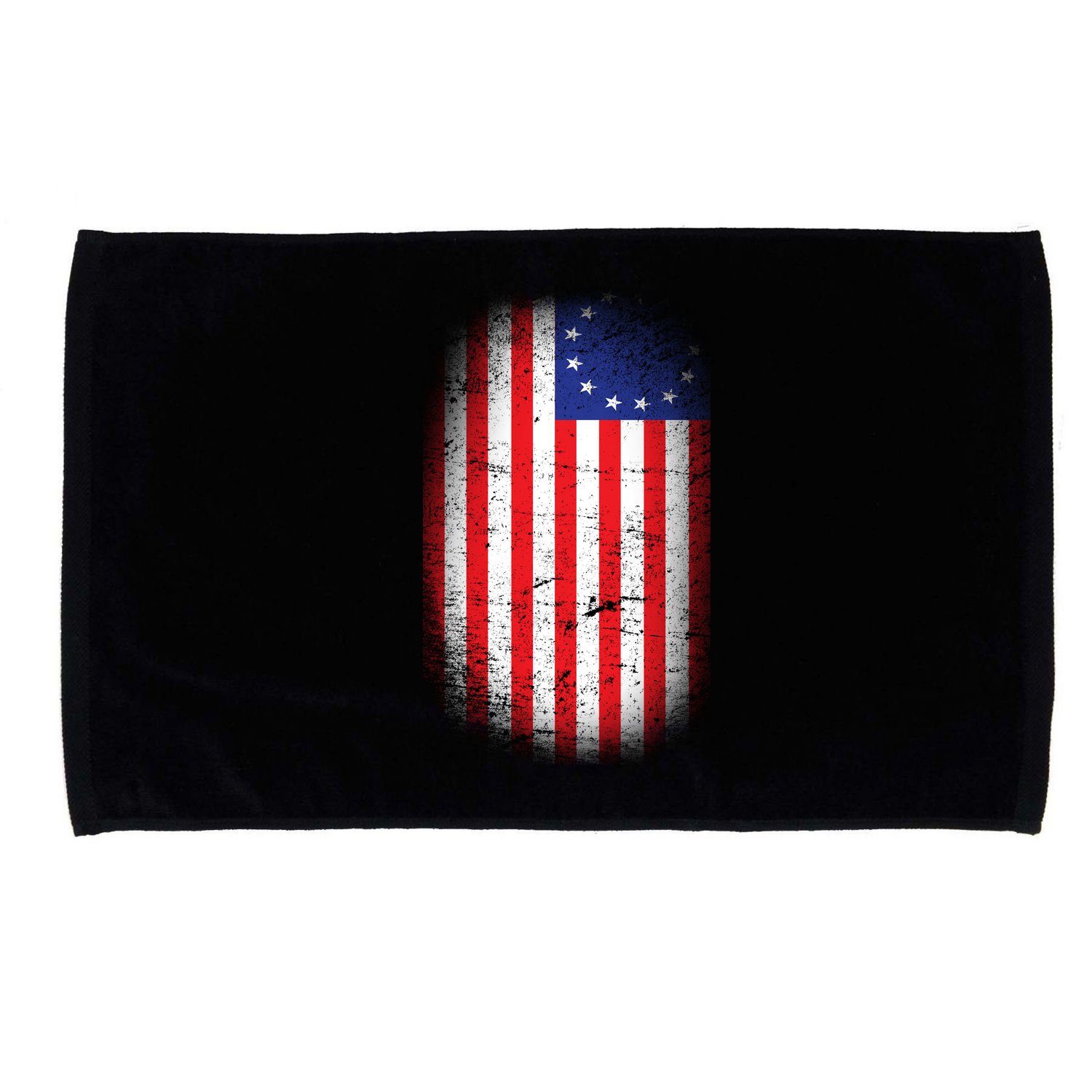 Distressed 13 Colonies Betsy Ross First American Flag Microfiber Hand Towel