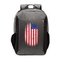 Distressed 13 Colonies Betsy Ross First American Flag Vector Backpack