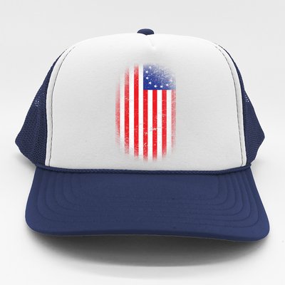 Distressed 13 Colonies Betsy Ross First American Flag Trucker Hat