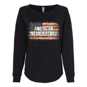 Distressed American Neanderthal Womens California Wash Sweatshirt