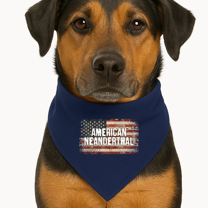 Distressed American Neanderthal USA-Made Doggie Bandana