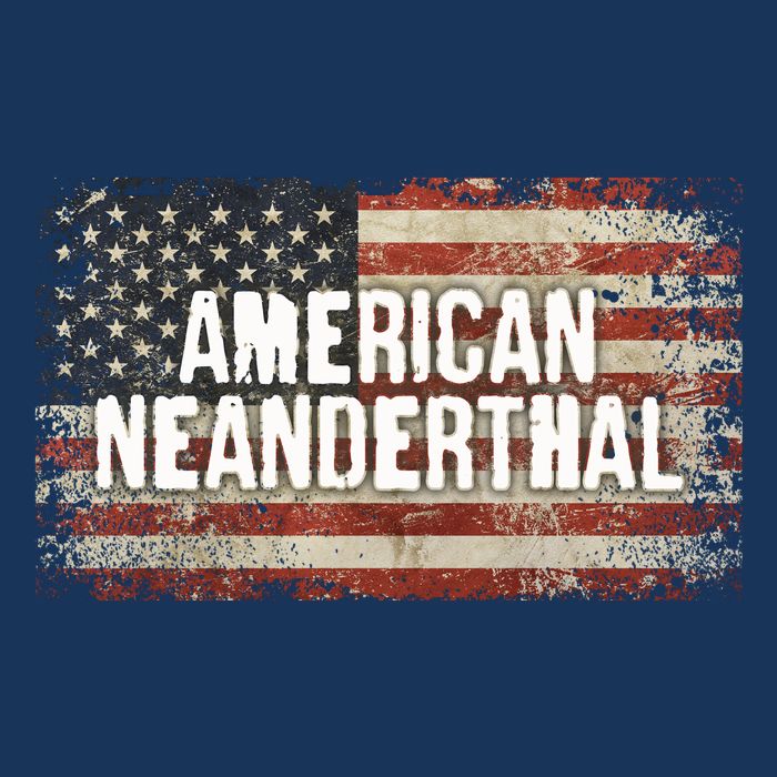 Distressed American Neanderthal USA-Made Doggie Bandana