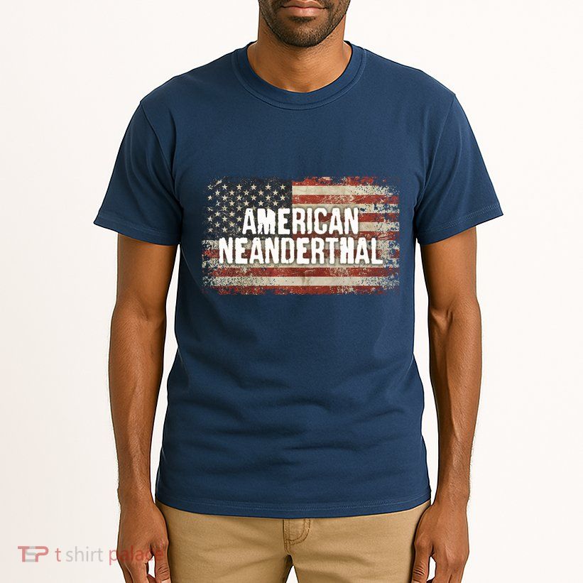 Distressed American Neanderthal Tall T-Shirt