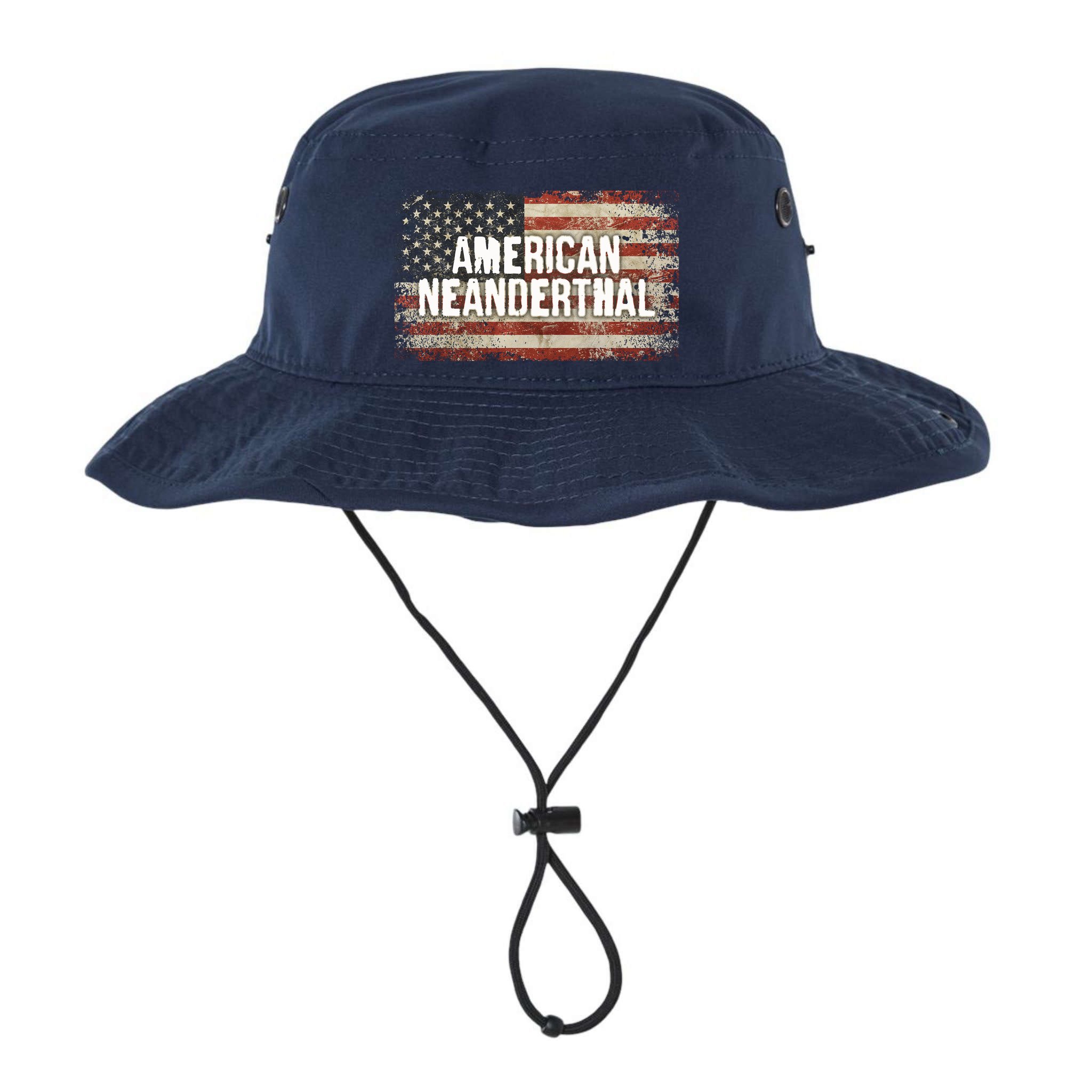 Distressed American Neanderthal Bucket Hat