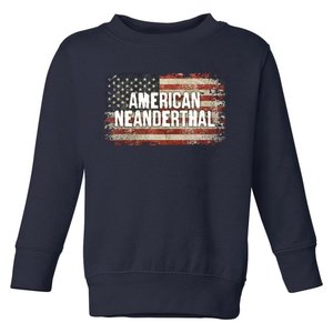 Distressed American Neanderthal Toddler Sweatshirt