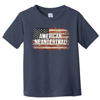 Distressed American Neanderthal Toddler T-Shirt