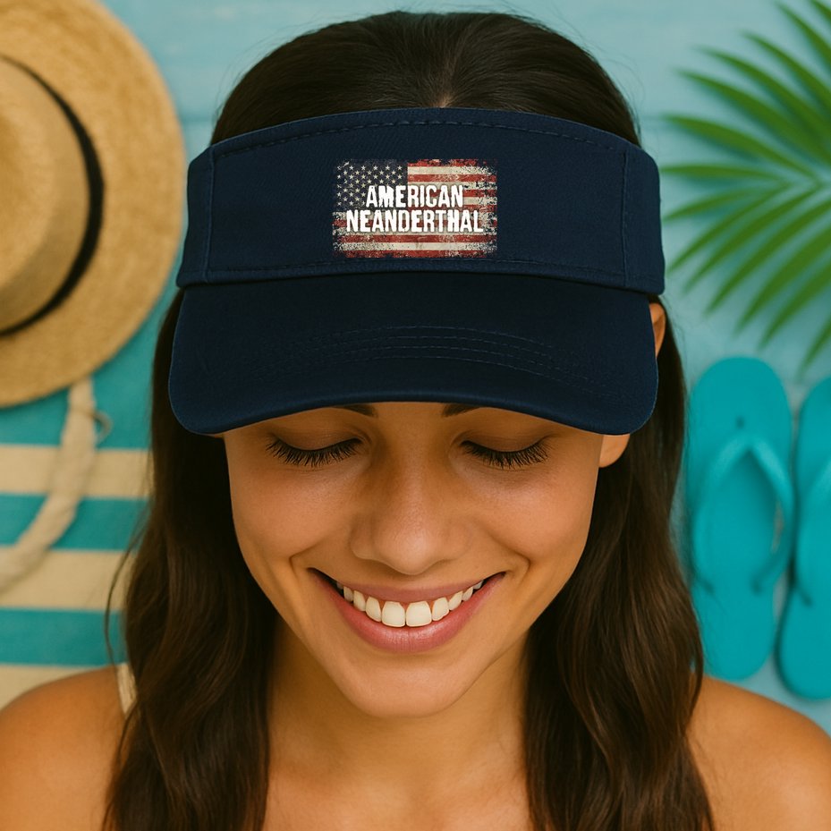 Distressed American Neanderthal Visor