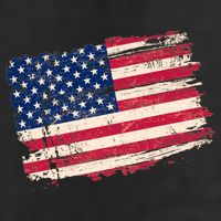 Distressed American US Flag Adult Drive Performance Visor