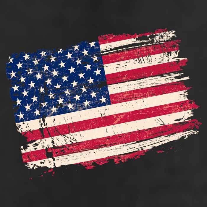 Distressed American US Flag Adult Drive Performance Visor