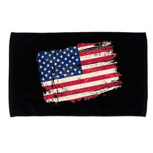 Distressed American US Flag Microfiber Hand Towel