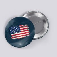 Distressed American US Flag Button