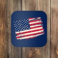 Distressed American US Flag Coaster