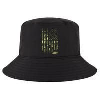 Distressed Army USA Flag Cool Comfort Performance Bucket Hat