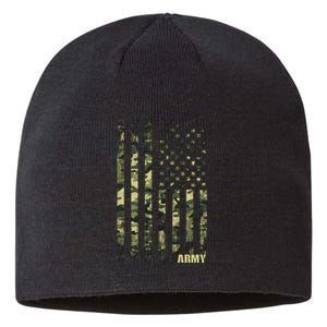 Distressed Army USA Flag Sustainable Beanie