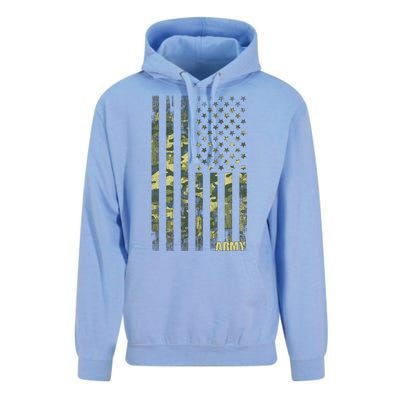 Distressed Army USA Flag Unisex Surf Hoodie