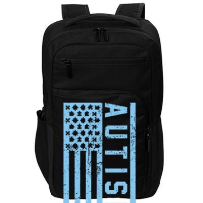 Distressed Autism Flag Impact Tech Backpack