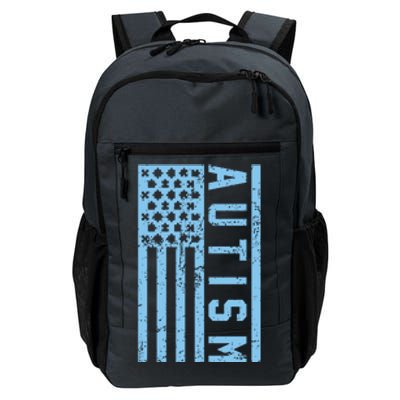 Distressed Autism Flag Daily Commute Backpack