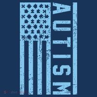 Distressed Autism Flag T-Shirt