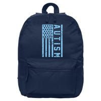 Distressed Autism Flag 16 in Basic Backpack