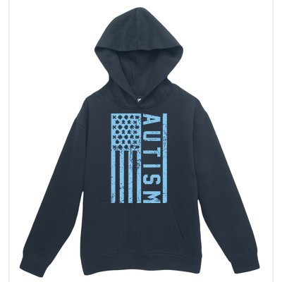 Distressed Autism Flag Urban Pullover Hoodie