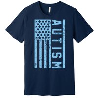 Distressed Autism Flag Premium T-Shirt