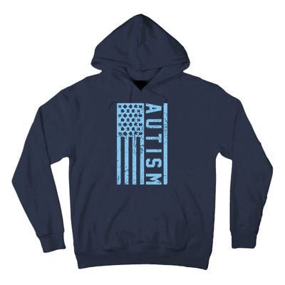 Distressed Autism Flag Tall Hoodie