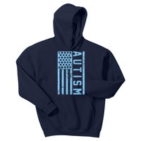 Distressed Autism Flag Kids Hoodie