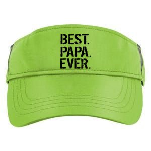 Distressed Best Papa Ever Father's Day Adult Drive Performance Visor