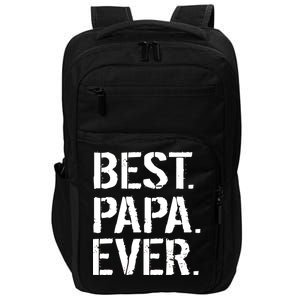 Distressed Best Papa Ever Father's Day Impact Tech Backpack