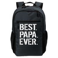 Distressed Best Papa Ever Father's Day Daily Commute Backpack