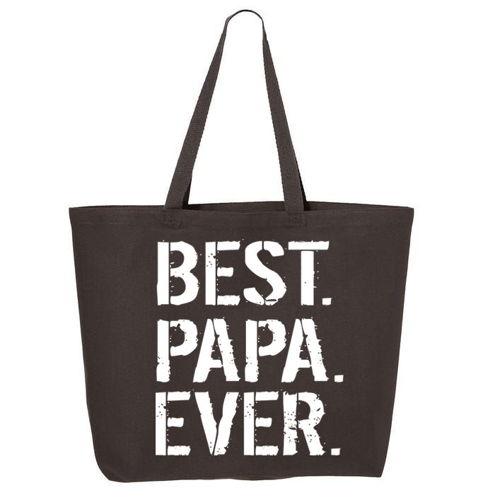 Distressed Best Papa Ever Father's Day 25L Jumbo Tote