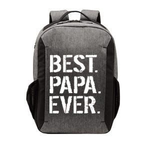 Distressed Best Papa Ever Father's Day Vector Backpack