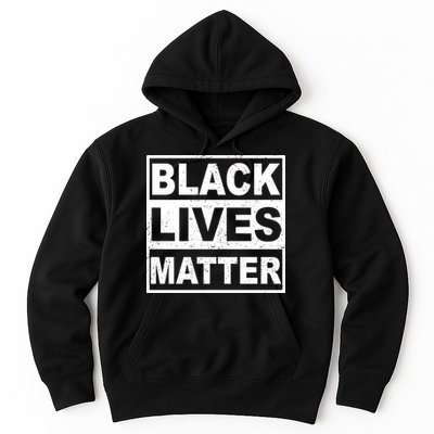 Distressed Black Lives Matter Logo Hoodie