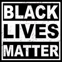 Distressed Black Lives Matter Logo Apron