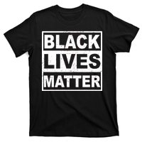 Distressed Black Lives Matter Logo T-Shirt