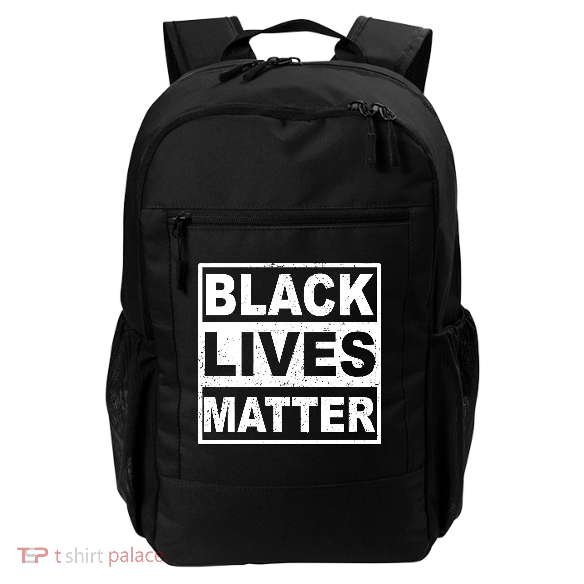 Distressed Black Lives Matter Logo Daily Commute Backpack