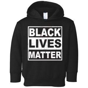 Distressed Black Lives Matter Logo Toddler Hoodie