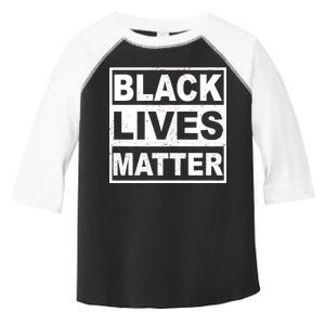 Distressed Black Lives Matter Logo Toddler Fine Jersey T-Shirt