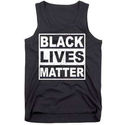 Distressed Black Lives Matter Logo Tank Top