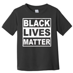 Distressed Black Lives Matter Logo Toddler T-Shirt