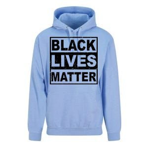 Distressed Black Lives Matter Logo Unisex Surf Hoodie