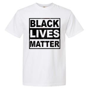 Distressed Black Lives Matter Logo Garment-Dyed Heavyweight T-Shirt