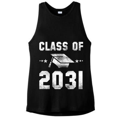 Distressed Class Of 2031 Ladies PosiCharge Tri-Blend Wicking Tank