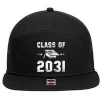 Distressed Class Of 2031 7 Panel Mesh Trucker Snapback Hat
